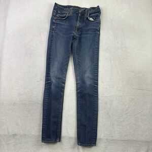 Nudie Jeans Tapered Blue Denim Fit Hightop Tilde Women's 28" Waist x 32" Inseam